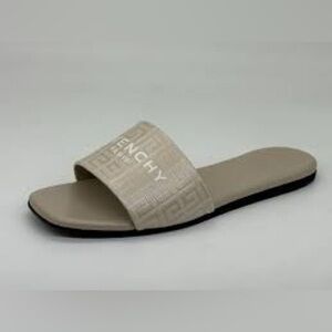 Givenchy 4G Monogram Flat Slide Sandals 39